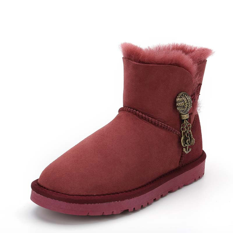 2020 Real wool Sheep skin winter classic woman Snow genuine sheepskin warm boots high-quality shoes, Black
2020 Real wool Sheep skin winter classic woman Snow genuine sheepskin warm boots high-quality shoes, Black