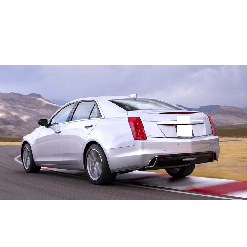For Cadillac CTS 2008-2019 Car Auto vehicle Black Rear Trunk Cargo Baggage Organizer Storage Nylon Plain Vertical Seat Net