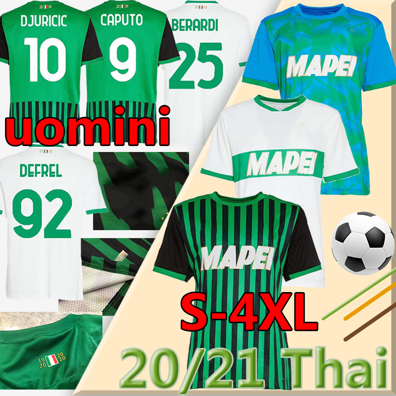 20/21 Sassuolo Calcio Soccer Jerseys 2021 Sassuolo Home LIROLA PRINCE Soccer Shirt MATRI SERNICOLA Away Football uniform
20/21 Sassuolo Calcio Soccer Jerseys 2021 Sassuolo Home LIROLA PRINCE Soccer Shirt MATRI SERNICOLA Away Football uniform