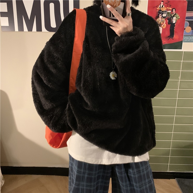 2021 Brush with Hooded a Hoodie Thick Coat in Fancy Male Fashion Couple Around Neck Lambswool Loose All-matching Top Sweater Nhep, Red
2021 Brush with Hooded a Hoodie Thick Coat in Fancy Male Fashion Couple Around Neck Lambswool Loose All-matching Top Sweater Nhep, Red