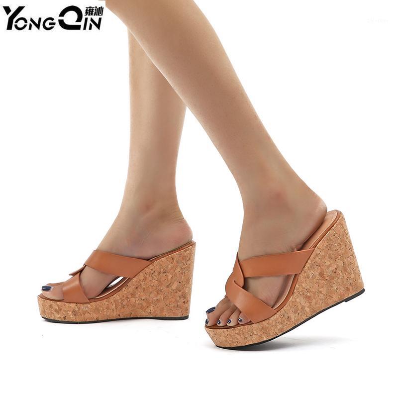 Summer New Style Sandals Women Wedges High Heel Patent Leather Slippers Women1, Beige
Summer New Style Sandals Women Wedges High Heel Patent Leather Slippers Women1, Beige