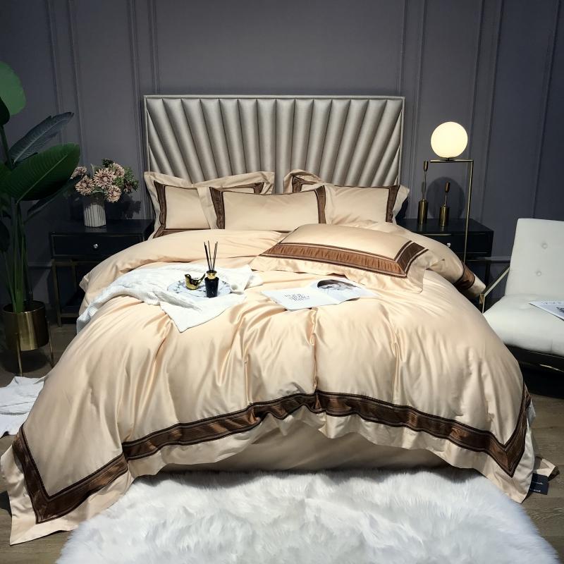 1000TC Egyptian Cotton Bedlinen beige Embroidery Duvet Cover Pillowcase Flat Sheet Queen King Size 4pcs
1000TC Egyptian Cotton Bedlinen beige Embroidery Duvet Cover Pillowcase Flat Sheet Queen King Size 4pcs