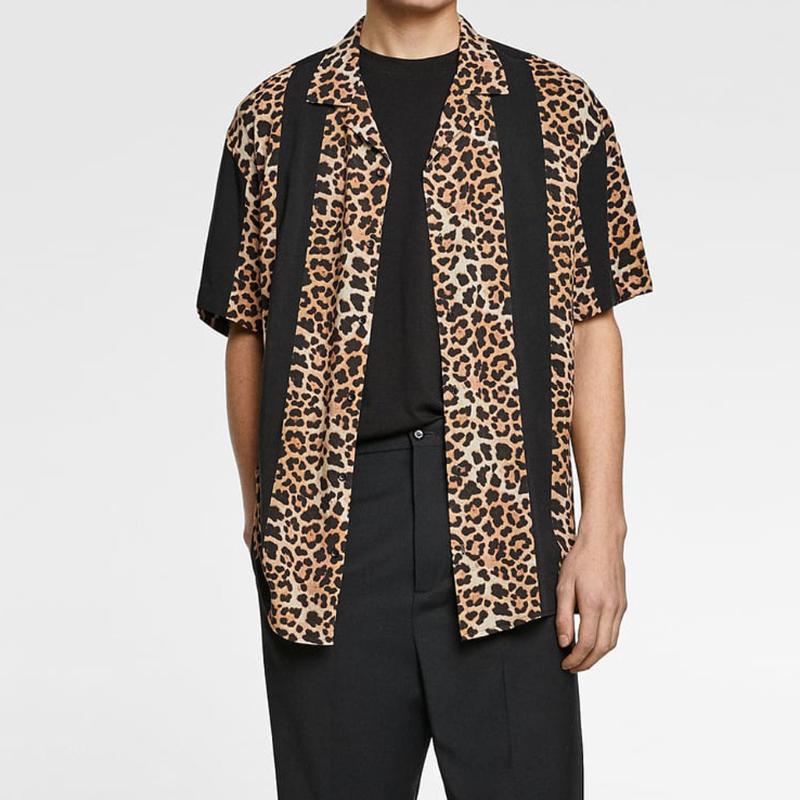 feitong Men Summer Shirts Top Blouse 2020 Fashion Casual Striped Leopard Printed Short-Sleeve Cool Thin Shirt Men Chemise Homme, Black
feitong Men Summer Shirts Top Blouse 2020 Fashion Casual Striped Leopard Printed Short-Sleeve Cool Thin Shirt Men Chemise Homme, Black