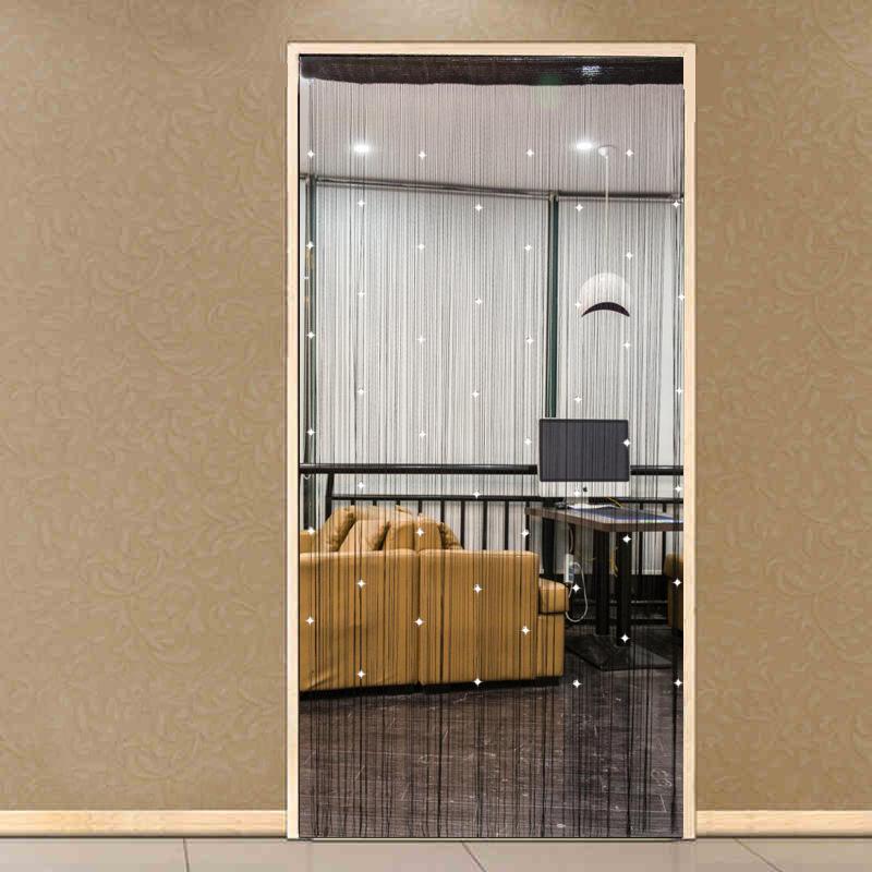 Exquisite house goods- meters high door curtain partition hanging curtain finished bead 48 crystal beads, Multi
Exquisite house goods- meters high door curtain partition hanging curtain finished bead 48 crystal beads, Multi