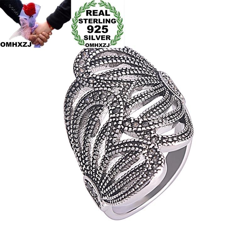 OMHXZJ Wholesale European Fashion Hot Jewelry Woman Girl Party Birthday Wedding Gift Vintage Wide Wing Tai Silver Ring RR860
OMHXZJ Wholesale European Fashion Hot Jewelry Woman Girl Party Birthday Wedding Gift Vintage Wide Wing Tai Silver Ring RR860