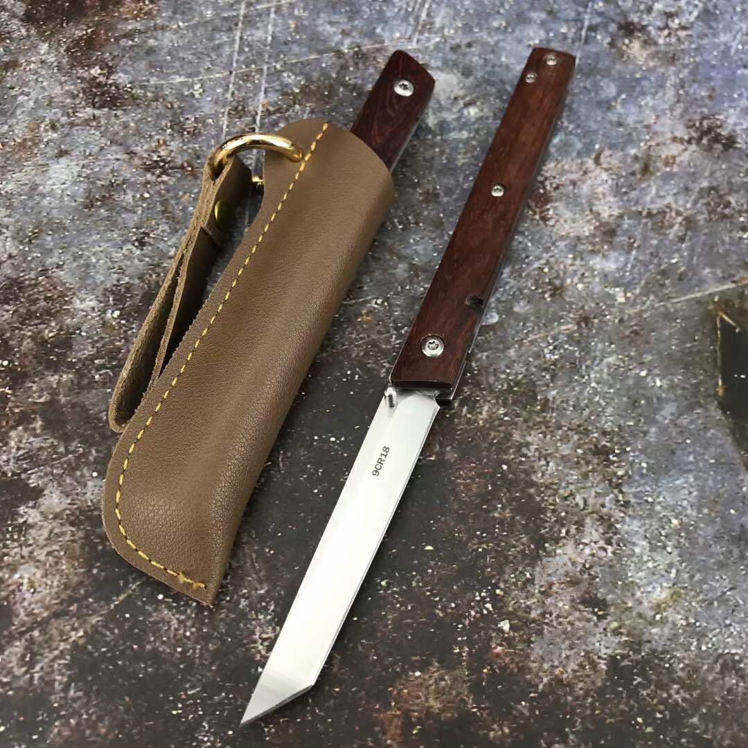 CEO 7096 folding Knife 9CR18MOV Blade wooden handle camping pocket knife survival portable hunting tactics multiple EDC outdoor tools
CEO 7096 folding Knife 9CR18MOV Blade wooden handle camping pocket knife survival portable hunting tactics multiple EDC outdoor tools