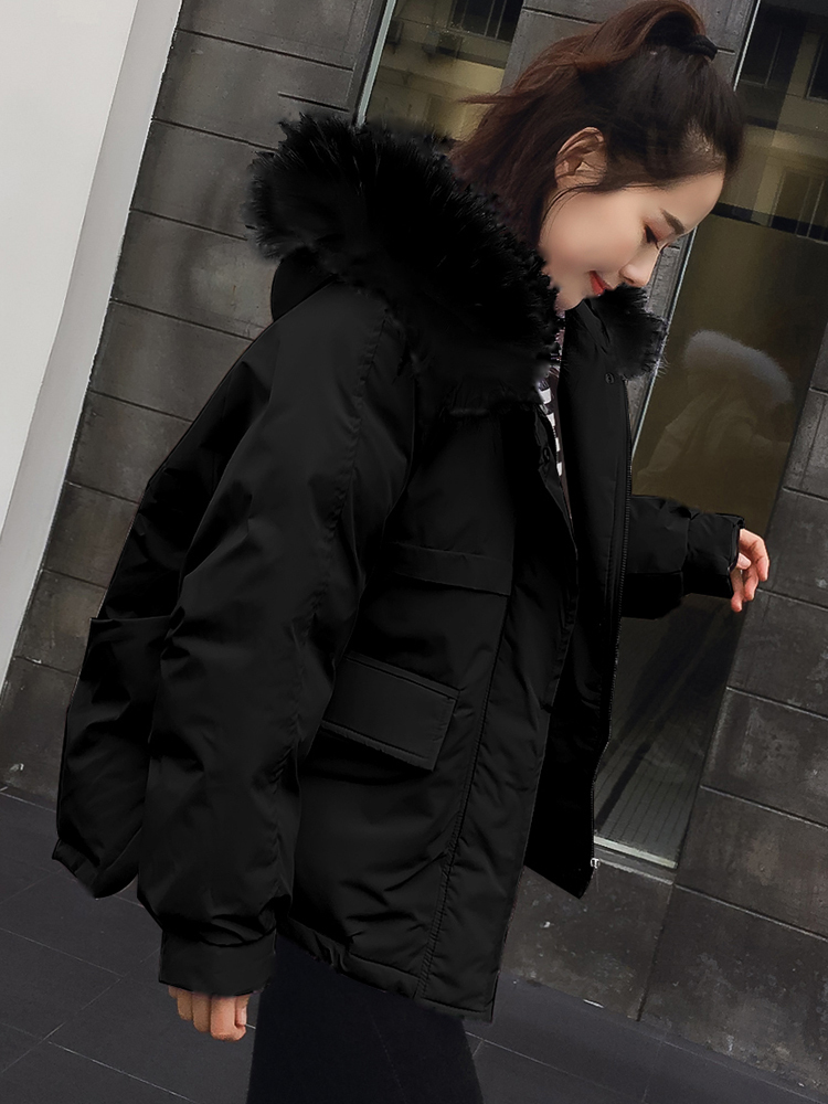 Cotton Padded Jacket Women's Winter Jacket Short Winter Clothes Korean Version Loose Small Cotton Bread Coat Student LJ201127