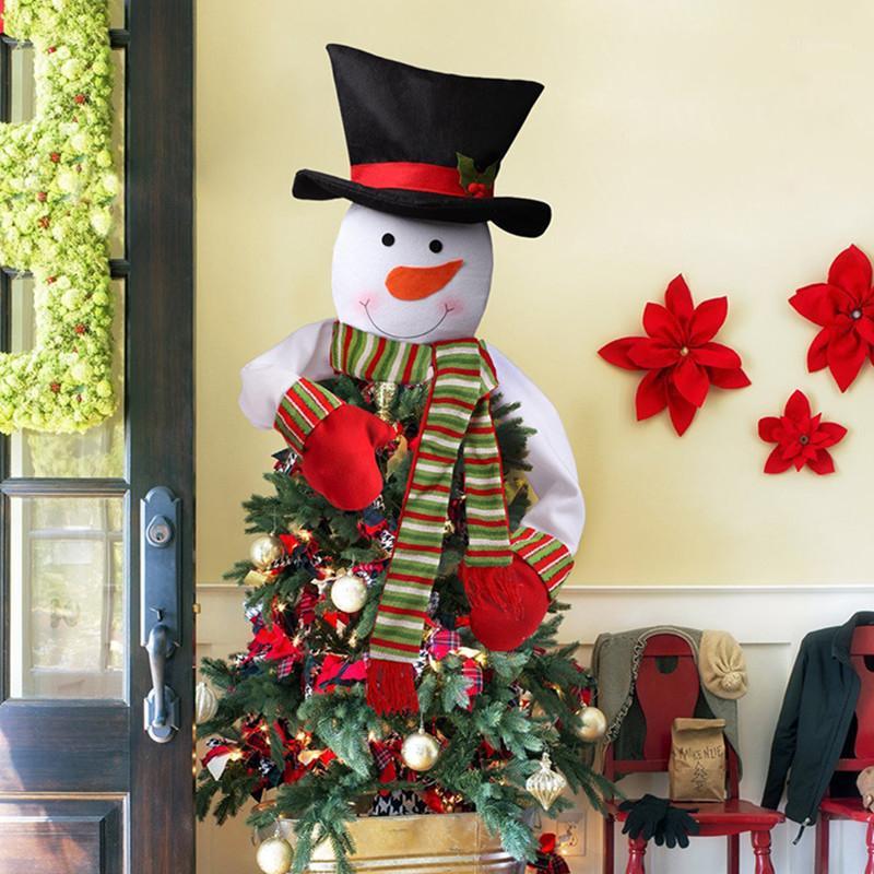 Mr Snowman Christmas Tree Topper Snowman Hat Scarf Hugger Xmas Christmas Tree Decoration for Home Store Ornament Party Supplies1
Mr Snowman Christmas Tree Topper Snowman Hat Scarf Hugger Xmas Christmas Tree Decoration for Home Store Ornament Party Supplies1