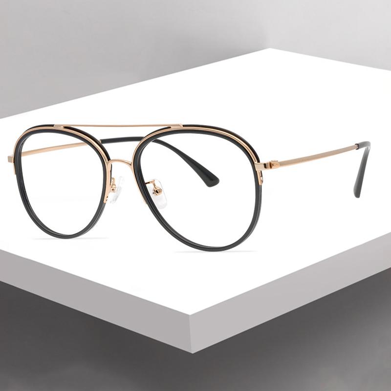 Classic Pilot Optical Glasses Frame for Men Women Retro Aviation Myopia Prescription Eyeglasses Double Beam Alloy Spectacles
Classic Pilot Optical Glasses Frame for Men Women Retro Aviation Myopia Prescription Eyeglasses Double Beam Alloy Spectacles