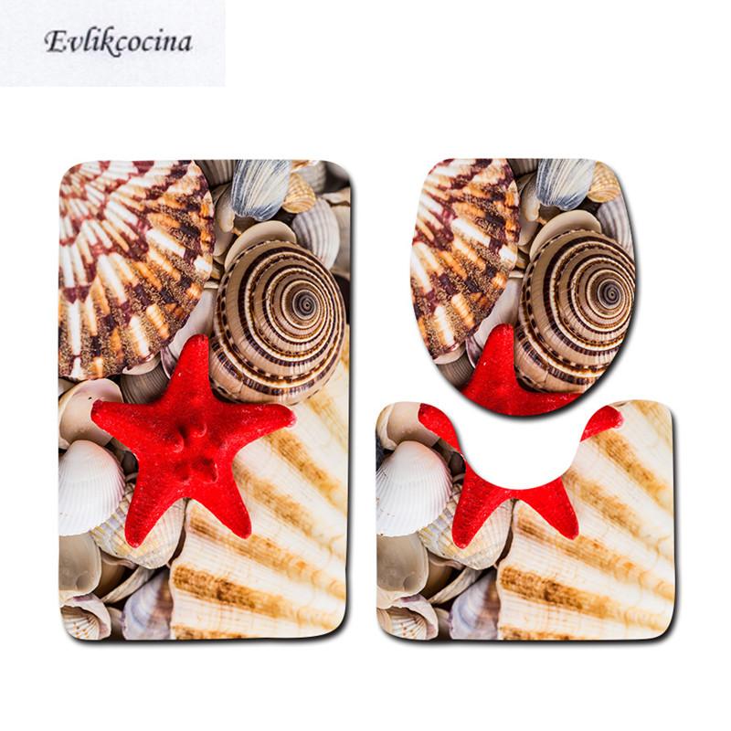 Free Shipping 3 pcs Red Starfish Ocean Bath Mats Anti Slip Bathroom Mat Set Tapete Banheiro Washable Toilet Rugs Alfombra Bano
Free Shipping 3 pcs Red Starfish Ocean Bath Mats Anti Slip Bathroom Mat Set Tapete Banheiro Washable Toilet Rugs Alfombra Bano