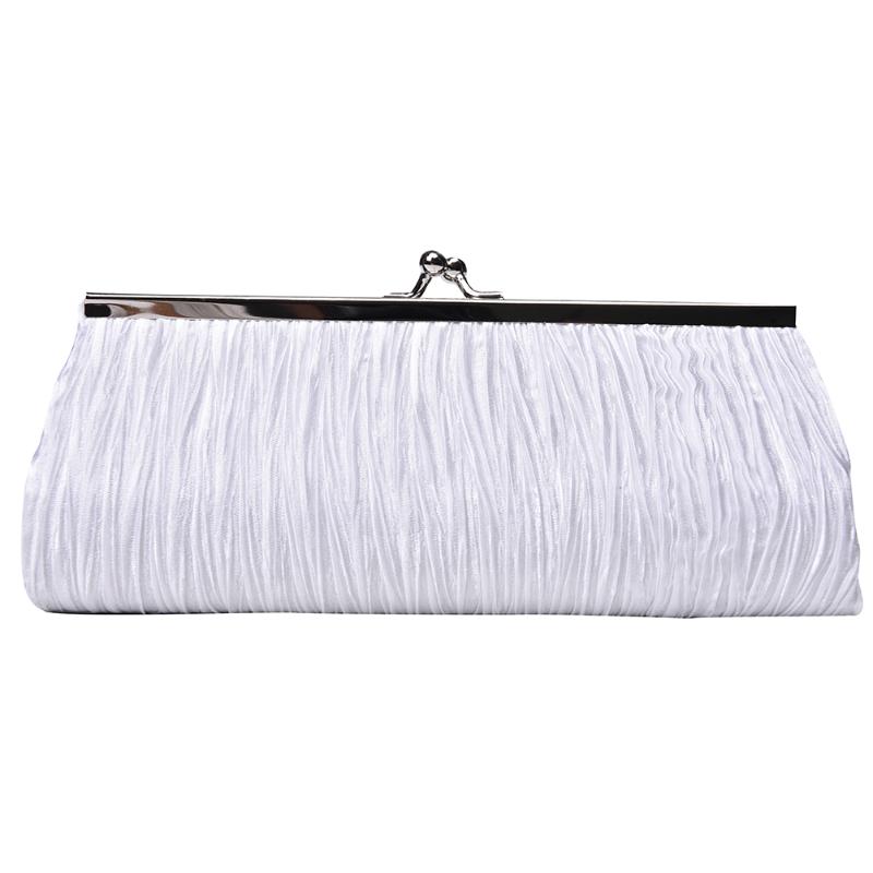 Women Wedding Handbag Satin Crystal Clutch Party Wedding Purse Soft Evening Bag, Black
Women Wedding Handbag Satin Crystal Clutch Party Wedding Purse Soft Evening Bag, Black