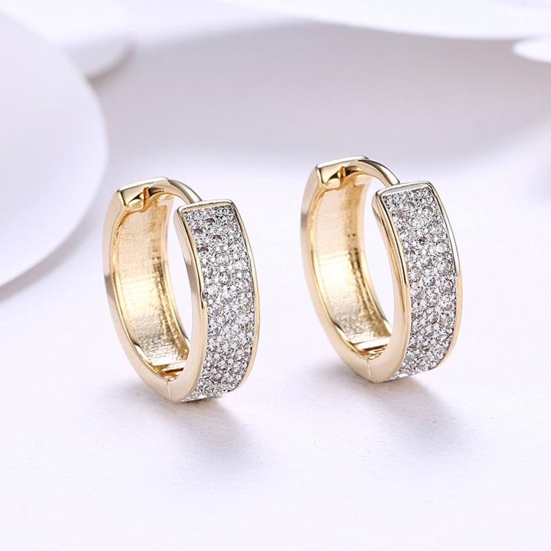 Fashion Luxury Zircon Hoop Earrings For Women Champagne Gold Jewelry Ladies Earrings Cute Girl Free Shipping
Fashion Luxury Zircon Hoop Earrings For Women Champagne Gold Jewelry Ladies Earrings Cute Girl Free Shipping