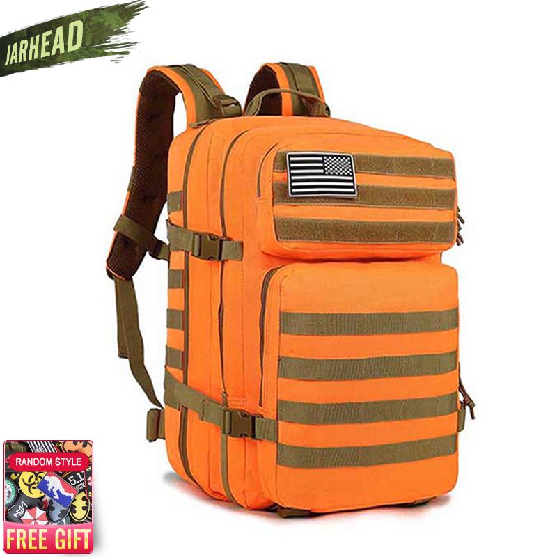 Upgrade 50L Tactical 3P Backpack Training Bag Man Outdoor Hiking Camping Travel Rucksack Trekking Army Molle Knapsack, Orange
Upgrade 50L Tactical 3P Backpack Training Bag Man Outdoor Hiking Camping Travel Rucksack Trekking Army Molle Knapsack, Orange