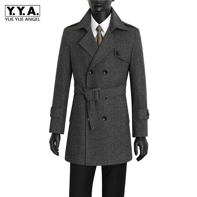 Plus Size 9XL Men Woolen Thickening Warm Trench Coat Lapel Striped Double Breasted Sashes Wool Jackets Fashion Business Casual, Gray
Plus Size 9XL Men Woolen Thickening Warm Trench Coat Lapel Striped Double Breasted Sashes Wool Jackets Fashion Business Casual, Gray