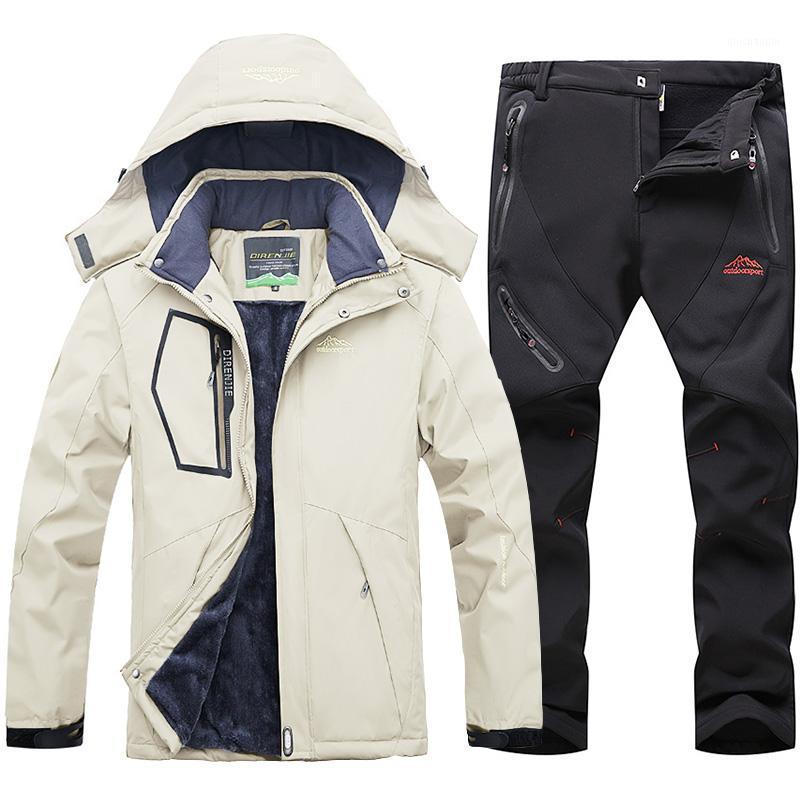 Ski Suit For Men Windproof Waterproof Dense Plus Jacket And Trousers Male Winter Mountain Skiing Snowboarding Coats1, Black army green set
Ski Suit For Men Windproof Waterproof Dense Plus Jacket And Trousers Male Winter Mountain Skiing Snowboarding Coats1, Black army green set