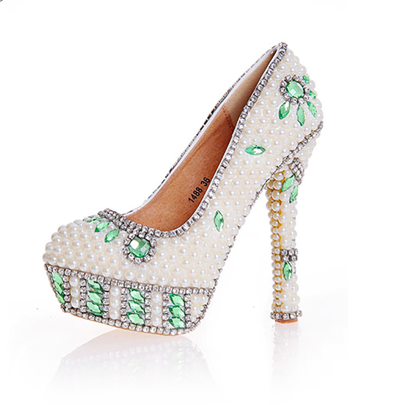 Beige Wedding Crystal Pearl, Decorating, Women's Shoes, Platform, High Heels, Round Toe, Sexy Nuptial, Party Shoes. 6rgn, Beige two cm heel
Beige Wedding Crystal Pearl, Decorating, Women's Shoes, Platform, High Heels, Round Toe, Sexy Nuptial, Party Shoes. 6rgn, Beige two cm heel