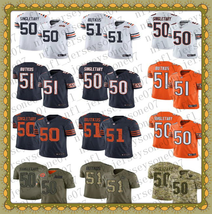 2020 Custom Mens women youth chicago bears 50 Mike Singletary 51 Dick Butkus blue orange white Football Limited Rush Jersey, Black
2020 Custom Mens women youth chicago bears 50 Mike Singletary 51 Dick Butkus blue orange white Football Limited Rush Jersey, Black
