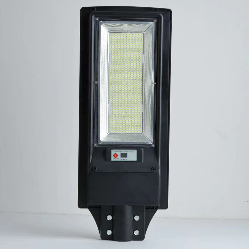 300W 600W Solar Street Lamp Outdoor Lighting Radar Sensor Road Light with pole remote control 492led 966led