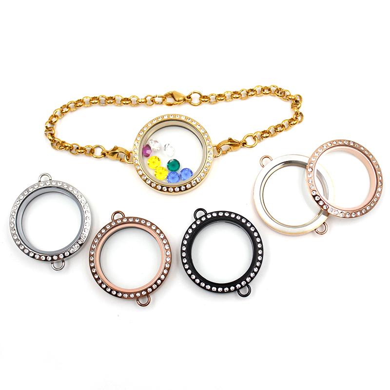 Twisted-off Stainless Steel Silver color/Rose Gold/Black Czech Crystals Locket Bracelet (no chain, only locket
Twisted-off Stainless Steel Silver color/Rose Gold/Black Czech Crystals Locket Bracelet (no chain, only locket