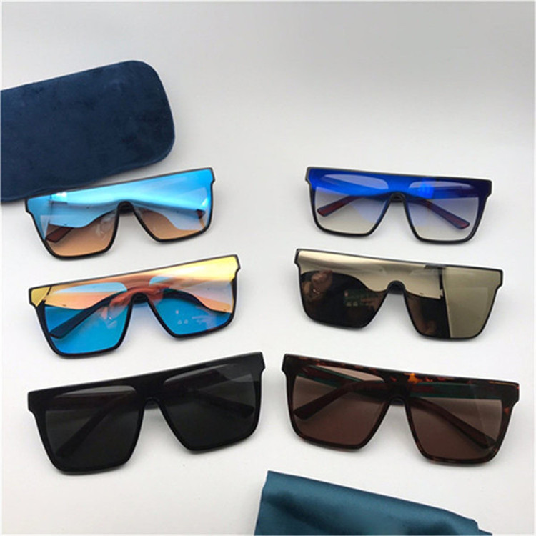 Wholesale-Sunglasses Brand Designer 0268 Fashion Big Frame Plate Glasses Siamese lens design Avant-garde Style UV400 Protection With Box
Wholesale-Sunglasses Brand Designer 0268 Fashion Big Frame Plate Glasses Siamese lens design Avant-garde Style UV400 Protection With Box