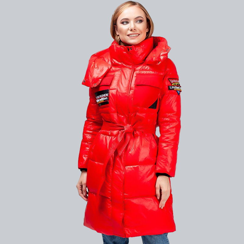 CEPRASK New Winter Jacket Women Plus Size Cotton Women's Winter Coat Windproof Hooded Warm Down Jacket Parka outerwear 201109