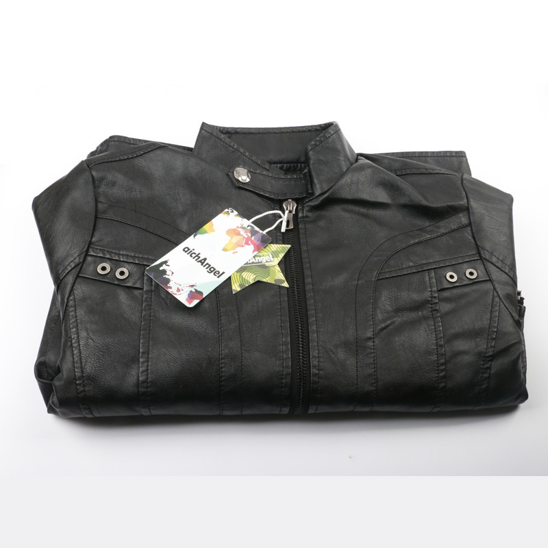 aichAng Motorcycle Leather Jackets Men Autumn Winter Leather Clothing Men Leather Jackets Male Business casual Coats T200502