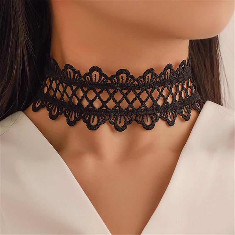 Chokers Sexy Gothic Crystal Black Lace Neck Vintage Victorian Women Chocker Steampunk Wedding Jewelry 2021 Gift
Chokers Sexy Gothic Crystal Black Lace Neck Vintage Victorian Women Chocker Steampunk Wedding Jewelry 2021 Gift