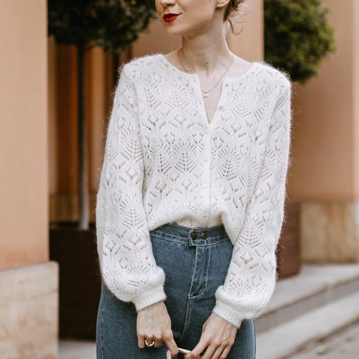Fantasia malha jumper feminino inverno outono elegante manga longa oneck mohair l quente casual camisola chique cardigan gilet 2020, Yellow
Fantasia malha jumper feminino inverno outono elegante manga longa oneck mohair l quente casual camisola chique cardigan gilet 2020, Yellow