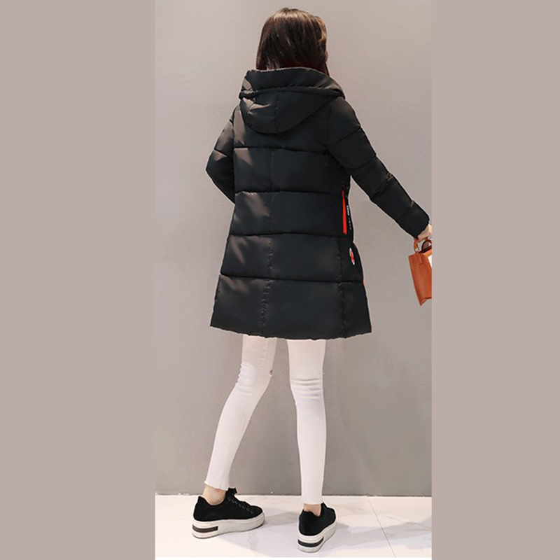 Parka Women Winter Down jacket Women Coat Long Hooded Outwear Female Parka Thick Cotton Padded Female Basic Coats LU666 201214