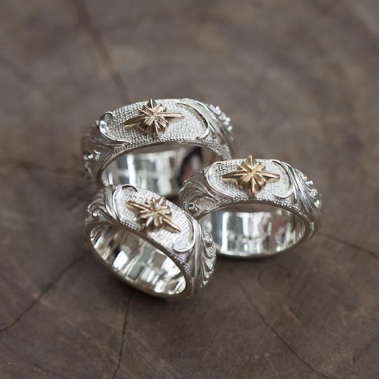 Silver Star Fire Liao handmade convex original retro temperament men and women couple ring jewelry
Silver Star Fire Liao handmade convex original retro temperament men and women couple ring jewelry