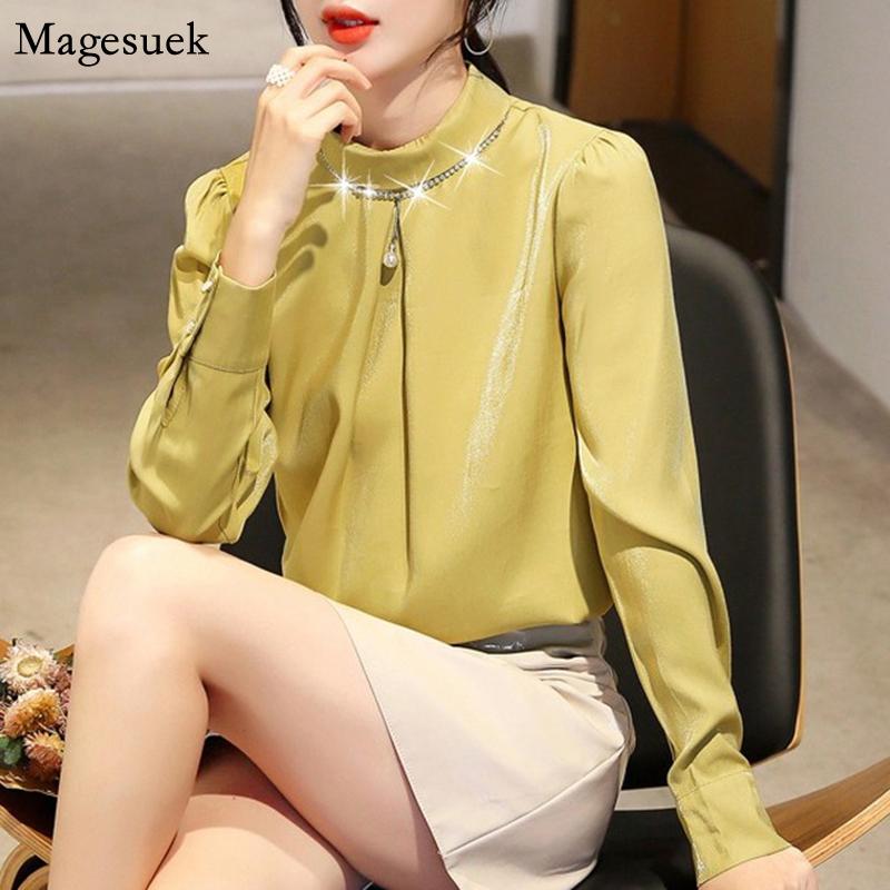 2021 Fashion Long Sleeve Chiffon Women Blouses Plus Size White Blouse Women Office Lady Casual Shirts Camisas Mujer 10559
2021 Fashion Long Sleeve Chiffon Women Blouses Plus Size White Blouse Women Office Lady Casual Shirts Camisas Mujer 10559