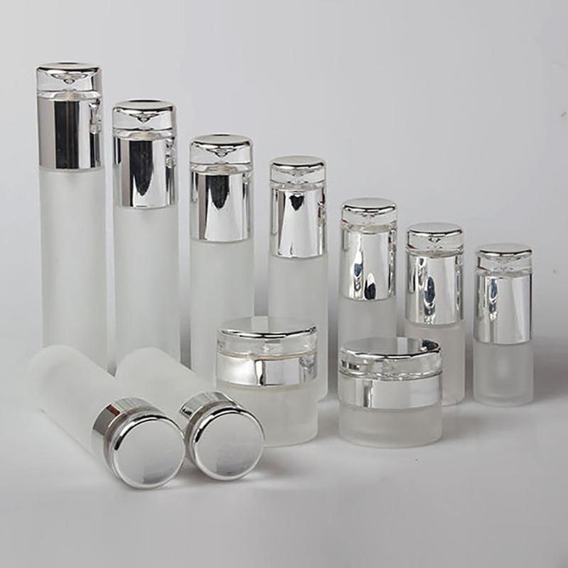 Wholesale high grade 100ml refillable cosmetic container glass cream/toner/perfume/lotion bottle Hot
Wholesale high grade 100ml refillable cosmetic container glass cream/toner/perfume/lotion bottle Hot