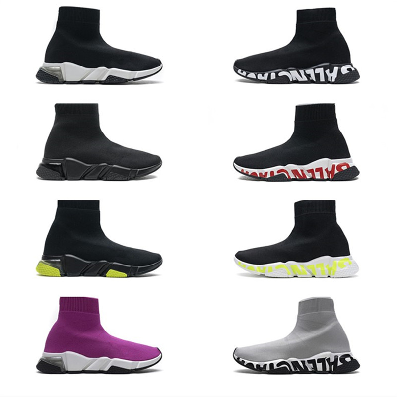 2020 Top Quality Stretch Mesh High Top Sneaker Black White Sock Shoe Luxury Designer Shoes Speed Trainer Mens Stylist Clear Sole Sneakers
2020 Top Quality Stretch Mesh High Top Sneaker Black White Sock Shoe Luxury Designer Shoes Speed Trainer Mens Stylist Clear Sole Sneakers
