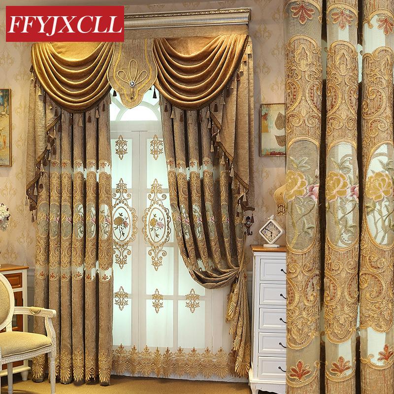 Luxury Jacquard Europe Embroidered Window Valance Curtains for Living Room Curtains Floral for Bedroom Door Kitchen Drapes, Tulle
Luxury Jacquard Europe Embroidered Window Valance Curtains for Living Room Curtains Floral for Bedroom Door Kitchen Drapes, Tulle