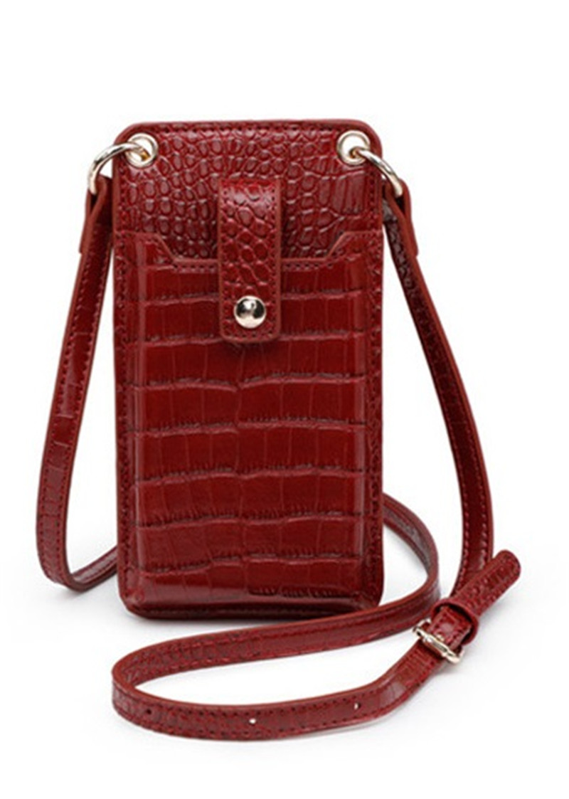 HBP Crocodile pattern Fashion wallet with Universal mobile phone case PU leather Hasp wallet flip anti-fall protective cover