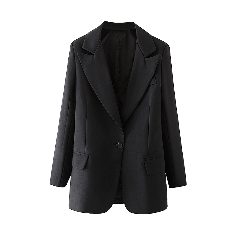 2021 New Streetwear Feminine Solid Black Blazers Fashion Ladies Carving Lady Jacket Chic Ladies'pocket Single Coat ZDDQ
2021 New Streetwear Feminine Solid Black Blazers Fashion Ladies Carving Lady Jacket Chic Ladies'pocket Single Coat ZDDQ