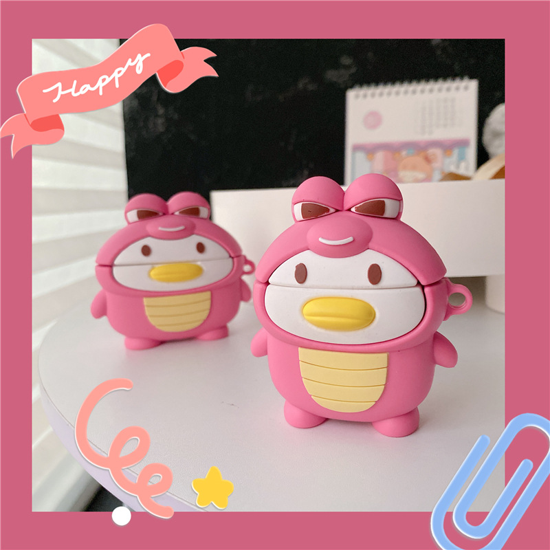 3D Cartoon Dinosaur Duck Cute Silicone Case For Apple Airpods Pro Cover For Air pods 1 2 Case Wireless Charging Soft Cover Box, A for airpods 1/2
3D Cartoon Dinosaur Duck Cute Silicone Case For Apple Airpods Pro Cover For Air pods 1 2 Case Wireless Charging Soft Cover Box, A for airpods 1/2