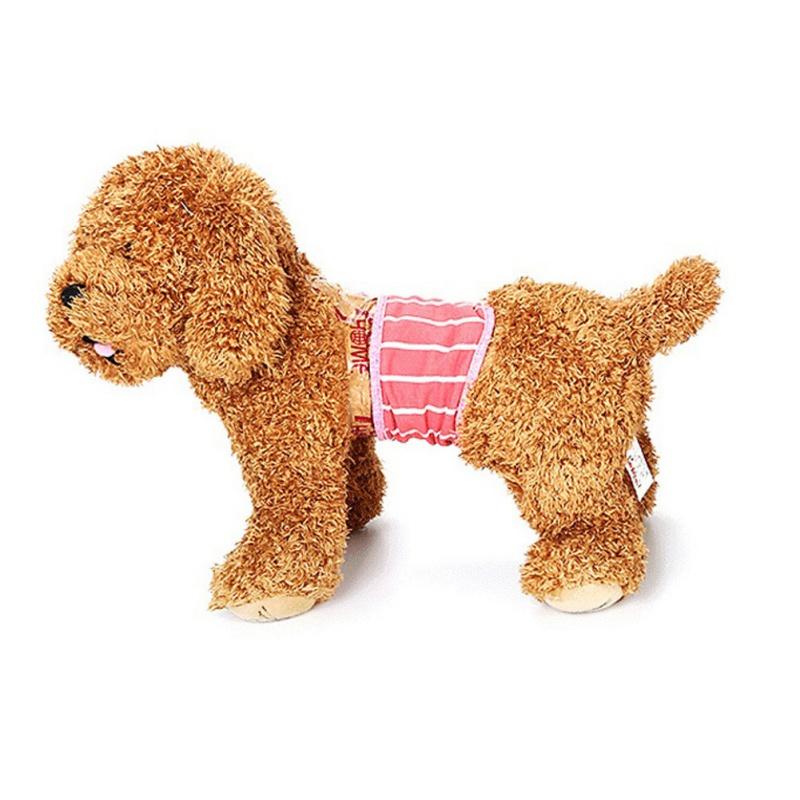 

Dog Diapers Cotton Puppy Physiology Band Pant Breathable Soft Comfortable Washable Reusable Menstruation Briefs Pet Supplies