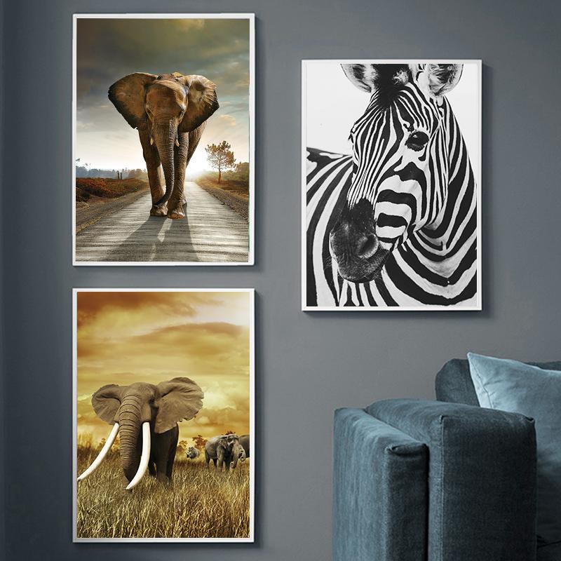 Elephant Lion Giraffe Rhino Black White Animal Canvas Painting Art Print Poster Pictures Wall For Living Room Nordic Decoration 
Elephant Lion Giraffe Rhino Black White Animal Canvas Painting Art Print Poster Pictures Wall For Living Room Nordic Decoration