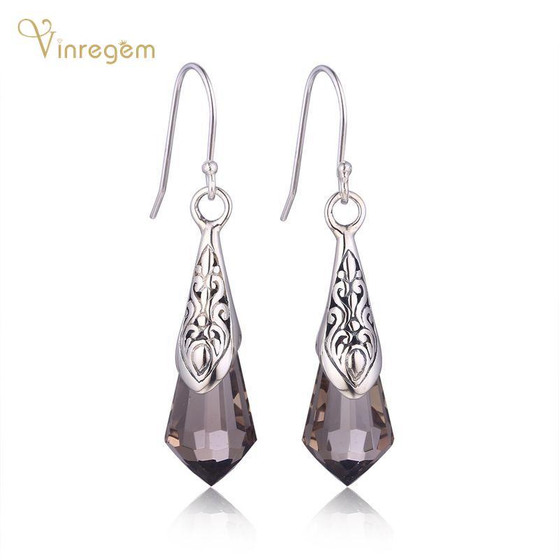 Dangle & Chandelier Vinregem Vintage 925 Sterling Silver Emerald Smoky Quartz Gemstone Personality Creative Earrings For Women Fine Jewelry
Dangle & Chandelier Vinregem Vintage 925 Sterling Silver Emerald Smoky Quartz Gemstone Personality Creative Earrings For Women Fine Jewelry
