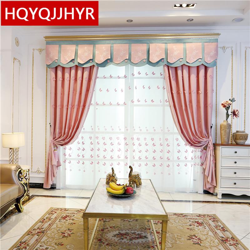 Pink Modern Pastoral 3D Butterfly Three-dimensional Embroidered Blackout Curtain for Living Room Window Bedroom Kitchen, Tulle
Pink Modern Pastoral 3D Butterfly Three-dimensional Embroidered Blackout Curtain for Living Room Window Bedroom Kitchen, Tulle