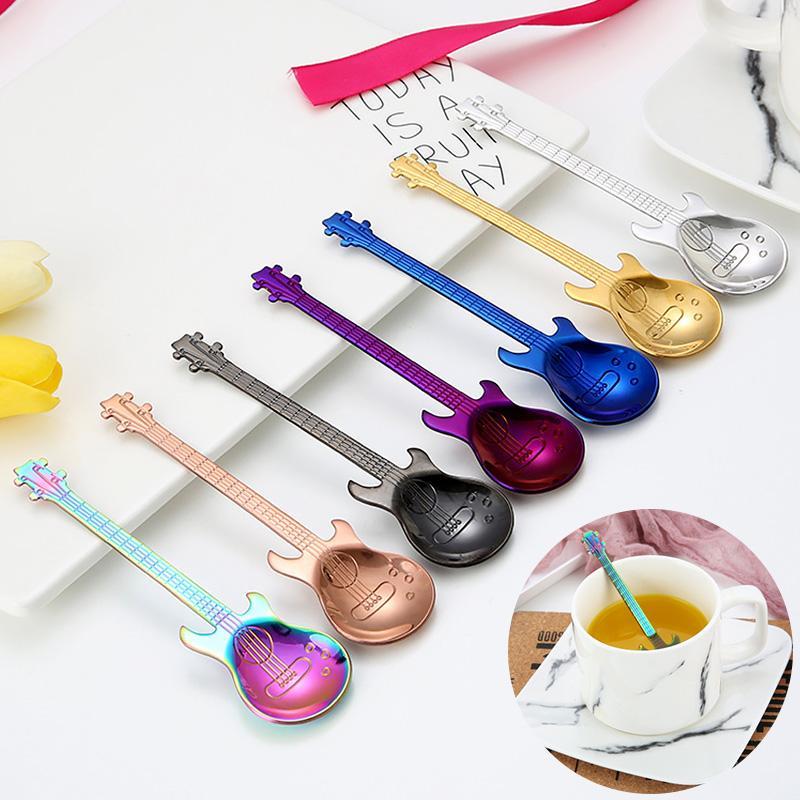 1Pcs Stainless Steel Cartoon Guitar Shaped Spoon Creative Milk Coffee Spoon Ice Cream Candy Teaspoon Accessories1
1Pcs Stainless Steel Cartoon Guitar Shaped Spoon Creative Milk Coffee Spoon Ice Cream Candy Teaspoon Accessories1