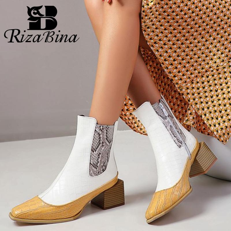 RIZABINA Plus Size 34-43 Women Ankle Boots Zipper Fashion High Heel Winter Shoes Woman Warm Short Boot Office Lady Footwear, Black
RIZABINA Plus Size 34-43 Women Ankle Boots Zipper Fashion High Heel Winter Shoes Woman Warm Short Boot Office Lady Footwear, Black