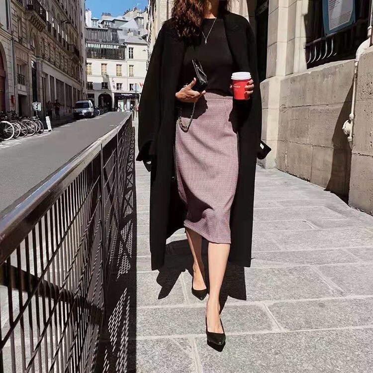 Cashmere Wool Women - Long, Korean-Style, Leisurely Cotton Padded, Premium Woolen Coat For Autumn And Winter