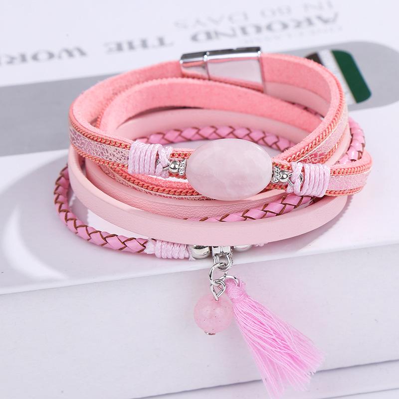 Charm Natural Stone Tassel Wrap Bracelet Leather Bracelets for Women Boho Jewelry Female Gifts
Charm Natural Stone Tassel Wrap Bracelet Leather Bracelets for Women Boho Jewelry Female Gifts