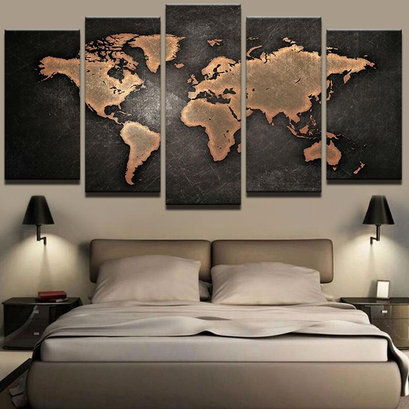 Paintings HD Abstract Canvas For Living Room Wall Art Poster 5 Pieces Retro Decoration Pictures Modular Frame PENGDA
Paintings HD Abstract Canvas For Living Room Wall Art Poster 5 Pieces Retro Decoration Pictures Modular Frame PENGDA