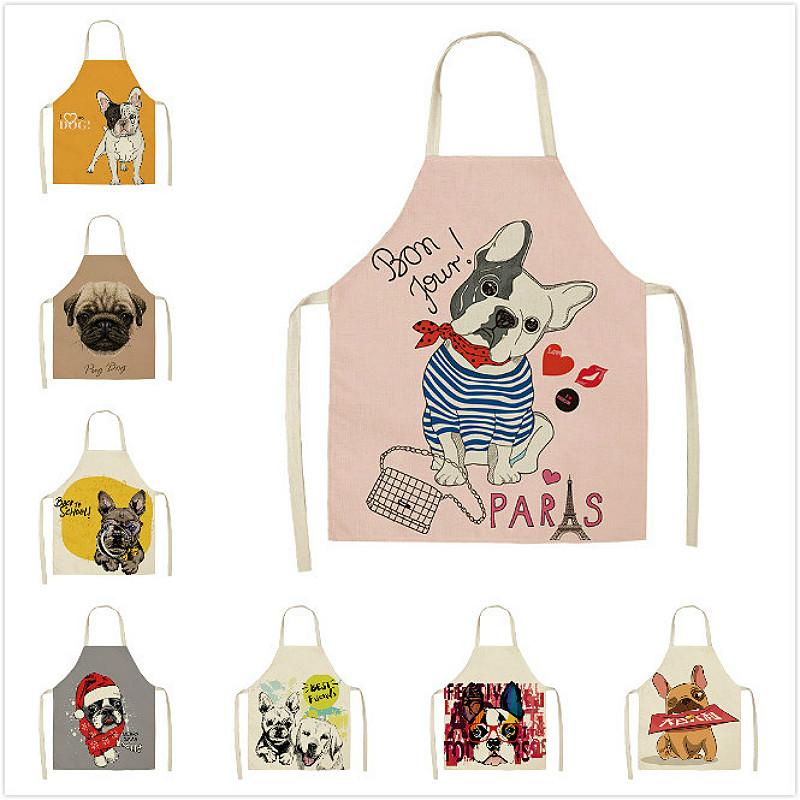 Cute Dog Pug Pattern Cotton Linen Sleeveless Apron Kitchen Aprons Women Home Cooking Baking Waist Bib Pinafore 2 Size
Cute Dog Pug Pattern Cotton Linen Sleeveless Apron Kitchen Aprons Women Home Cooking Baking Waist Bib Pinafore 2 Size