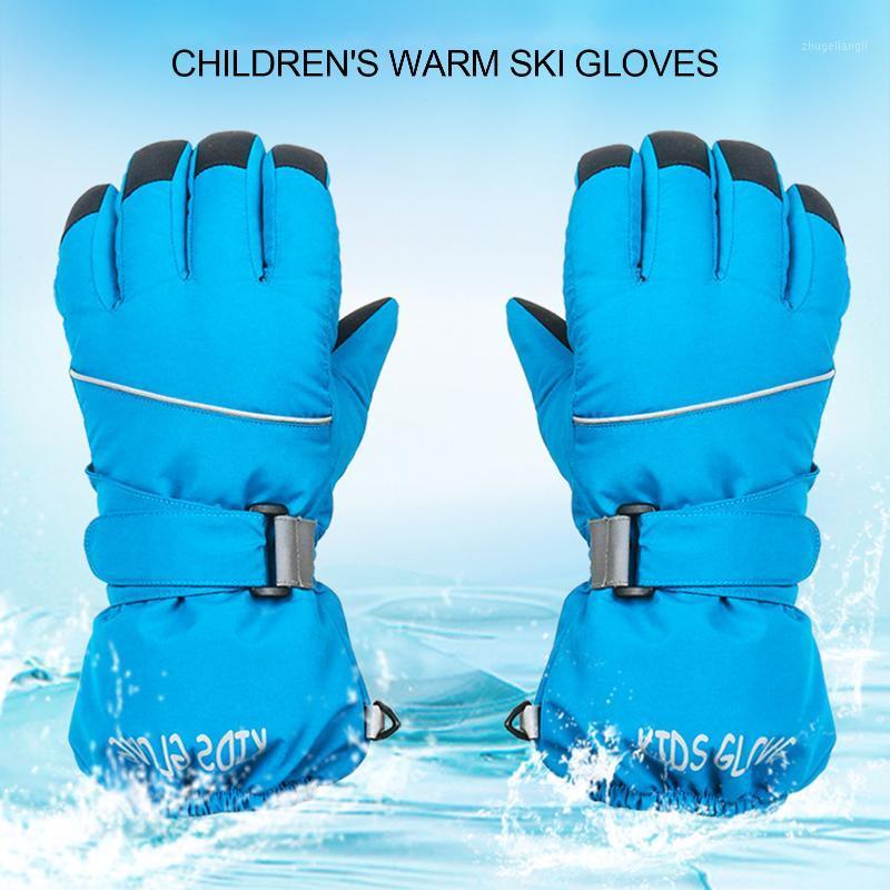 Kids Outdoor Five-fingers Riding Cycling Gloves Solid Color Winter Warm Non-slip Skiing Mittens Backside with Reflective Teeth1, Black
Kids Outdoor Five-fingers Riding Cycling Gloves Solid Color Winter Warm Non-slip Skiing Mittens Backside with Reflective Teeth1, Black