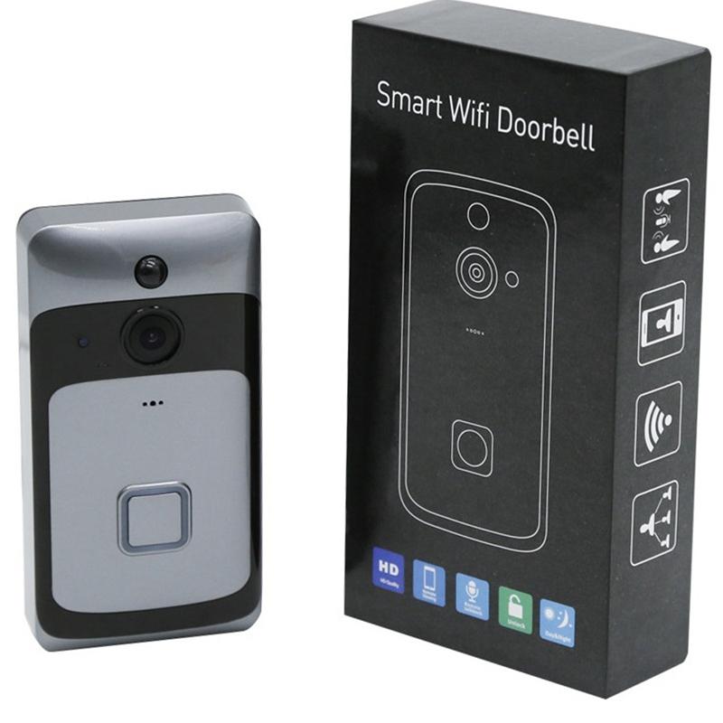 1080P Video Doorbell Wireless Camera HD Network Camera Anti-Theft Mobile Phone Remote Monitoring WIFI Doorbell
1080P Video Doorbell Wireless Camera HD Network Camera Anti-Theft Mobile Phone Remote Monitoring WIFI Doorbell