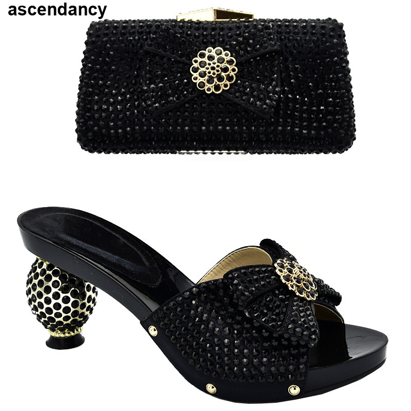 New Arrival Italian Shoe and Bag Set for Party In Women Luxury Shoes Women Designers Nigerian Women Party Pumps with Purse Y200702, Black
New Arrival Italian Shoe and Bag Set for Party In Women Luxury Shoes Women Designers Nigerian Women Party Pumps with Purse Y200702, Black